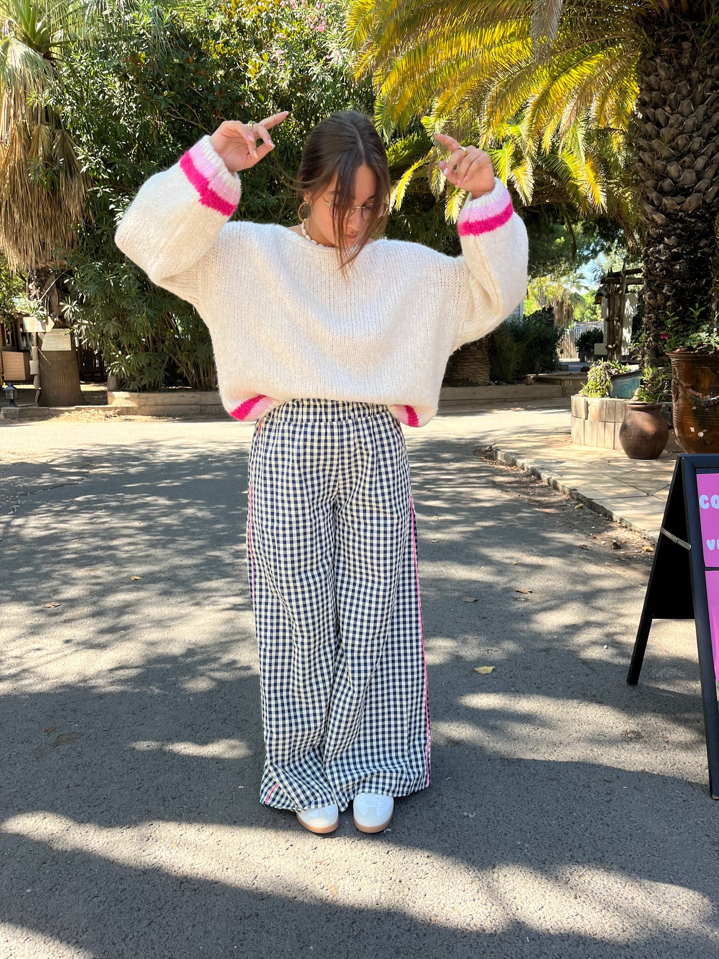 Pull blanc Ophélie