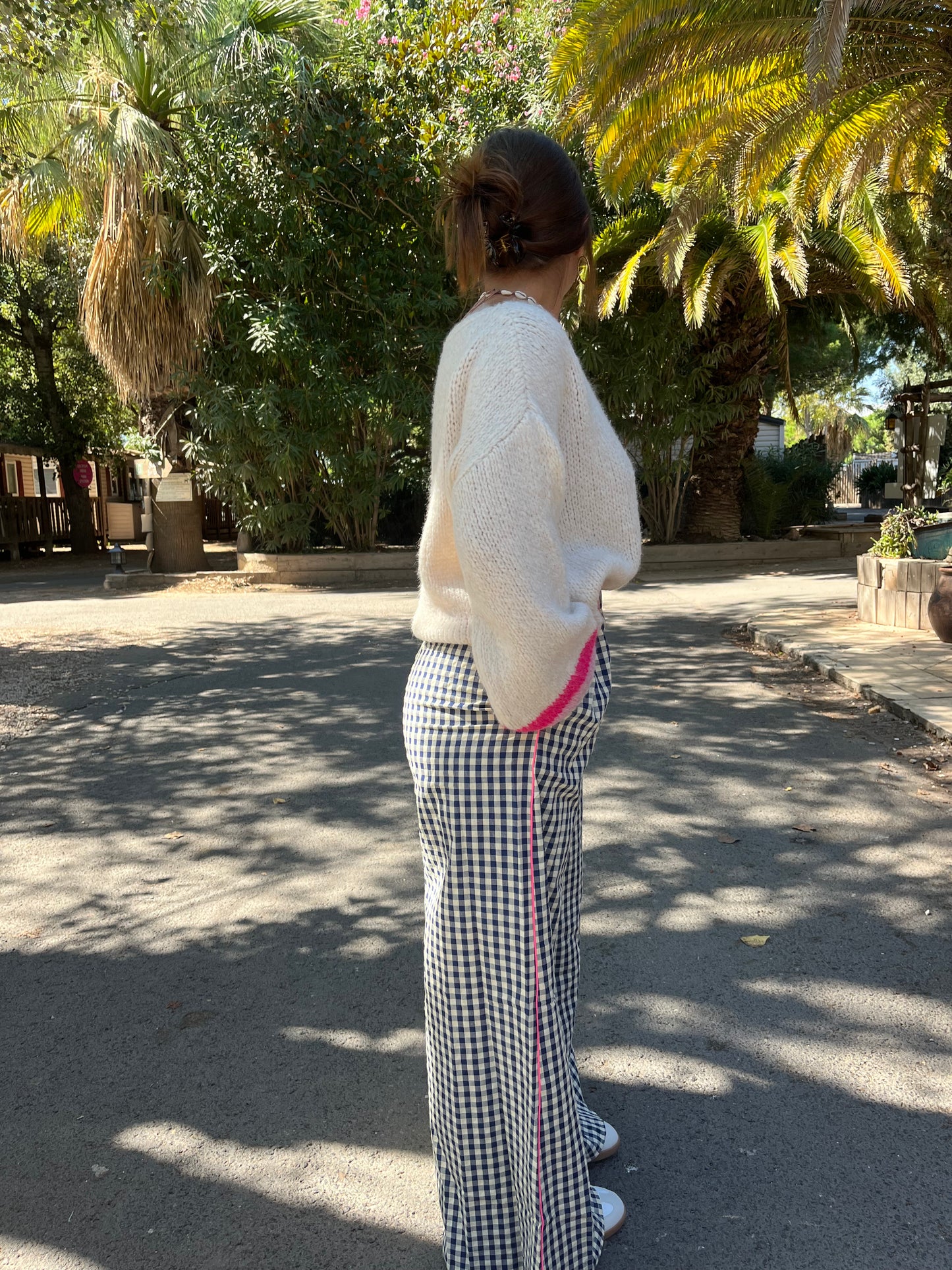 Pull blanc Ophélie