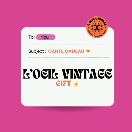 Carte Cadeau L'oeil Vintage